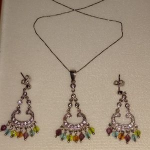 Necklace & earrings
